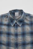 Raven washed check shirt