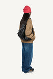 Glow High-Neck Suede Jacket