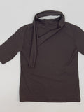 Tie Tension Elbow Length T-shirt