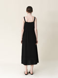 Neillo pintuck sleeveless long one piece