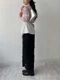 Bao Lace H-line Long Skirt