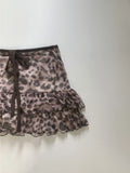 Kitoya y2k leopard two piece