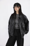 Berin Leather Blouson Jacket