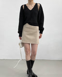Have Wool Mini Skirt