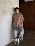 Raw Vintage Gray Tin Bermuda Denim