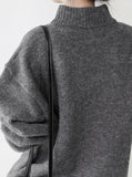Roden half-zip-up string knit