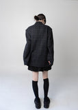 WOOL POLLAN CHECK JK
