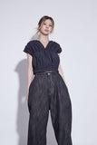 curve balloon denim