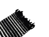 Nail Stripe Wool Muffler