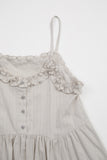 Valine frill bustier top