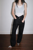 y folded denim