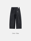Spider denim pants