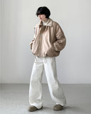 White Long Wide Pants