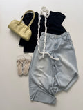 516 Washed Wide Denim Pants