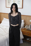 Halim studded black denim