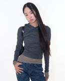 Veil modal hood long sleeve
