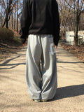 08 Basic Pintuck Wide Sweatpants