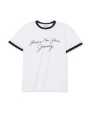 Grace Crop Ringer Tee