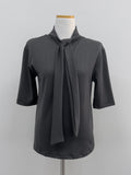 Tie Tension Elbow Length T-shirt