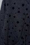 (W) Dual Dot Hooded Zip Up
