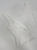 Caitlin Pintuck Square Neck Bustier