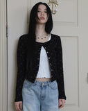 Poe flower snap cardigan