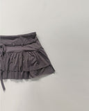 named strap frill skirt