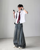 Boa Curved Balloon Denim