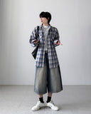 Exi Wide Bermuda Denim