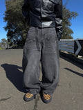 Solar Double Belt Denim Pants