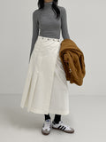 Ribbed Slim Fit Turtleneck T-Shirt