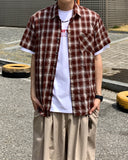 Breeze Check Half Shirt