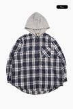 Nest check hood shirt