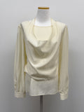 [Bustier SET] Clean Halterneck Layered Blouse