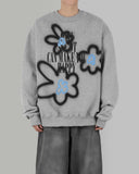 Spray brushed sweatshirt