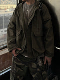 Multi Pocket Hood Field Jacket