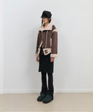 Detachable Fur Shearling Jacket