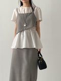 [SS] Bocashi Unbalanced Layered Bustier