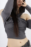 X Hood Bra Top Set