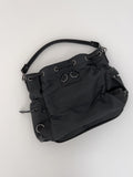 Multi twill leather bucket bag