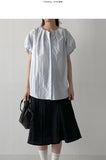 Hidden Puff Loose Fit Blouse
