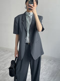 Carmen tie short sleeve blouse
