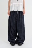 Window check pajama pants