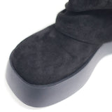 Benne Suede Platform Sole Boots