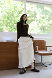 Ribbon Slit T-shirt