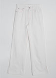 WHITE STITCH SLIT PT