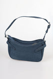 studded denim hover bag