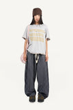 Sun stripe banding pants