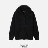 Line knit zip-up