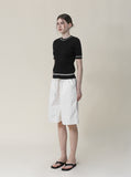 [Premium] Smith Color Matching Short Sleeve Knit